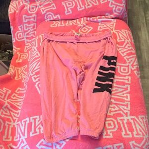 PINK Victoria's Secret Pink Sweatpants with White Logo